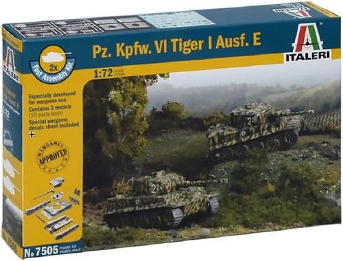 Italeri 7505 chars kpfw - 7505, pz.kpfw.