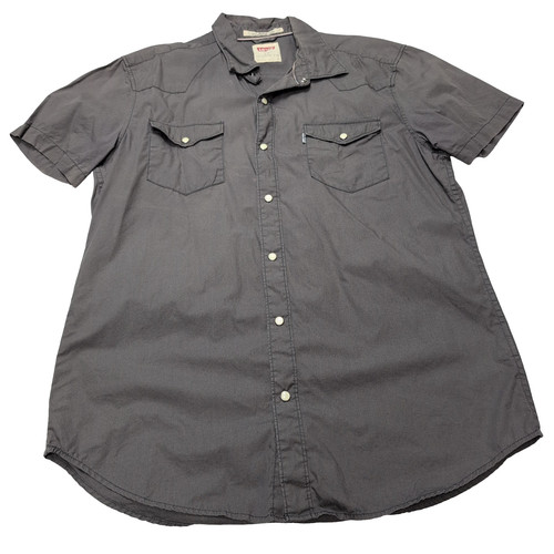Chemise levi marron - gris, uni