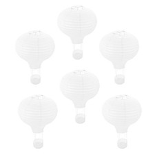 6 Pcs Decoration Décoration Fête En Papier Portable