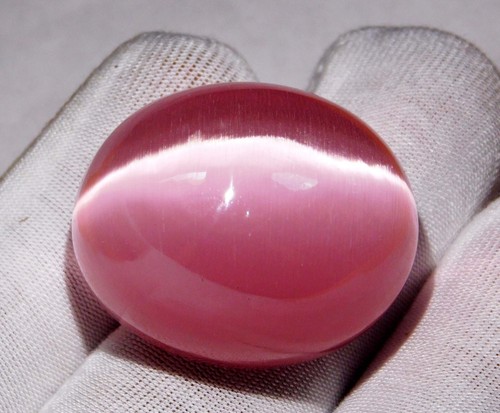 Cabochon oeil chat rose - cabochon, de
