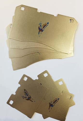 Titanium brake pad shims - , for