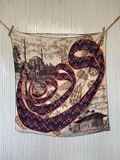 Foulard carré 90cm Vintage Vanensis Ottoman Cadeau pour Femme FO570