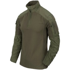 Helikon MCDU Combat Chemise NyCo Ripstop Manche Longue Hommes Olive verte