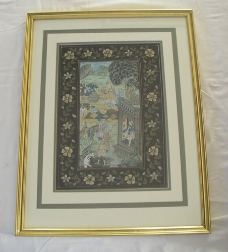 Ancienne peinture sur soie