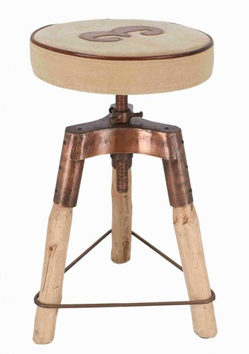 Tabouret métal bois - métal, et