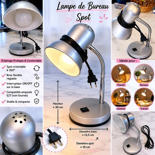 Lampe chevet industrielle - lampe, de