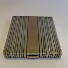 Cartier-Paris Ancien Poudrier en Argent et Or 119g