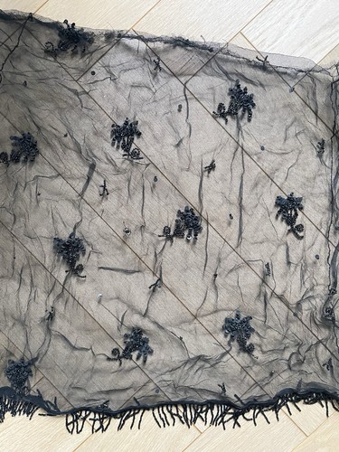 Ancien coupon tissus - coupon, tulle