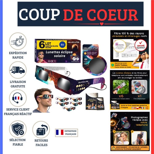 Lunettes éclipse solaire