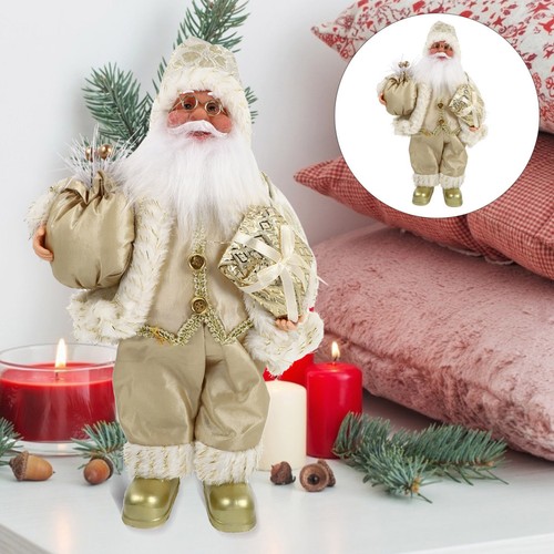 Poupée père noël debout - de,
