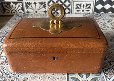 coffret a bijoux ancien cuir