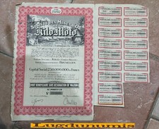 Action Société des Mines D'Or de Kilo Moto