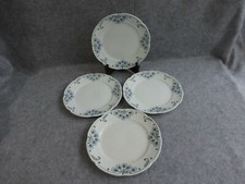 4 assiettes à dessert faïencerie d'onnaing,service "palma"