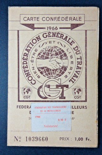 Syndicat carte confédérale - syndicat,