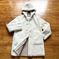 Zara Sherpa Hooded Jacket Kids