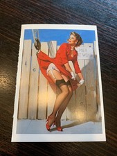 CARTE POSTALE 15X10 PIN UP