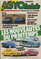 AUTO Hebdo 453 -  205 GTI GrA - Porsche 944 - Saab Turbo 900 16s - Ferrari