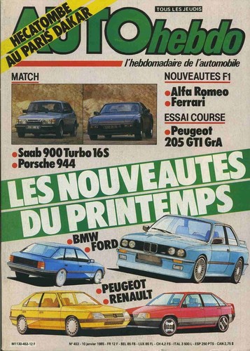 Auto hebdo 453 205 - auto, gra