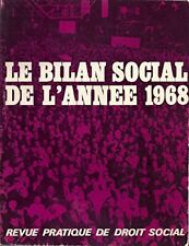 Le bilan social de l'année 1968 - Collectif - V615824