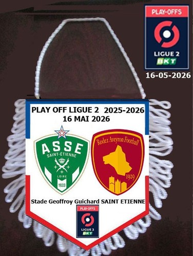 Fanion football play off - fanion,