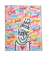 MR.HOPE  - TOILE - STREET ART