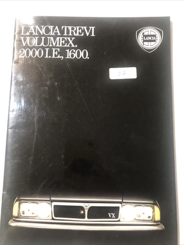 Brochure lancia trevi volumex - lancia,