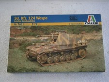 MAQUETTE CHAR PANZER ALLEMAND Sd.kfz 124 WESPE ITALERI - 1/72