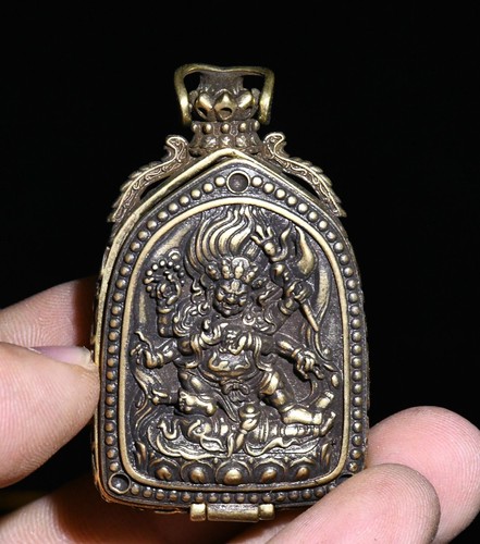 Tibet bronze mahakala wrathful - tibet,