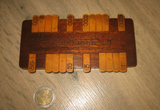 Ancien Compteur de Points BEZIQUE  jeu de Cartes Poker Bridge Au NAIN BLEU Paris