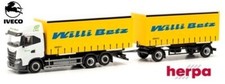 Iveco S-Way LNG camion + remorque Willi Betz - Herpa - Echelle 1/87 (Ho)