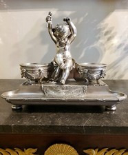 Encrier Sculpture en bronze