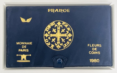Coffret fdc 1980 monnaie de - coffret,