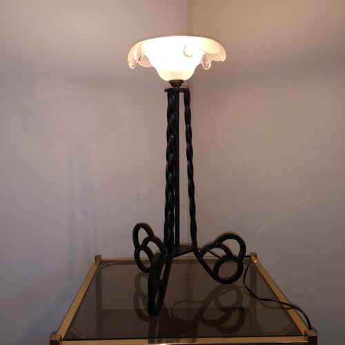 Lampe art déco ancienne fer - art,