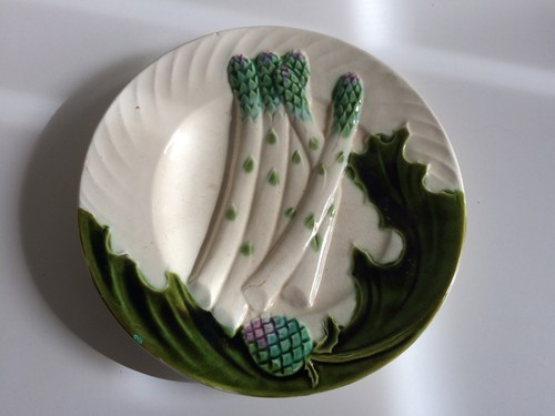 Ancienne assiette asperge - ancienne,