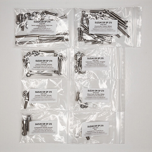Suzuki 370 1978 1979 kit - dr,