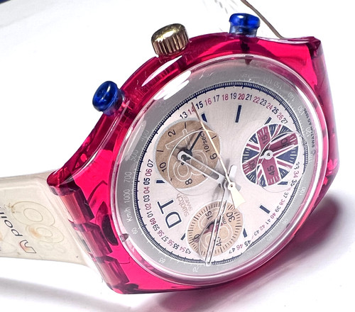 Swatch watch chronograph - watch,