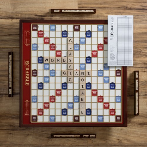 Scrabble giant deluxe wooden - giant,