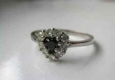 Beau bague argent zirconia - beau, en