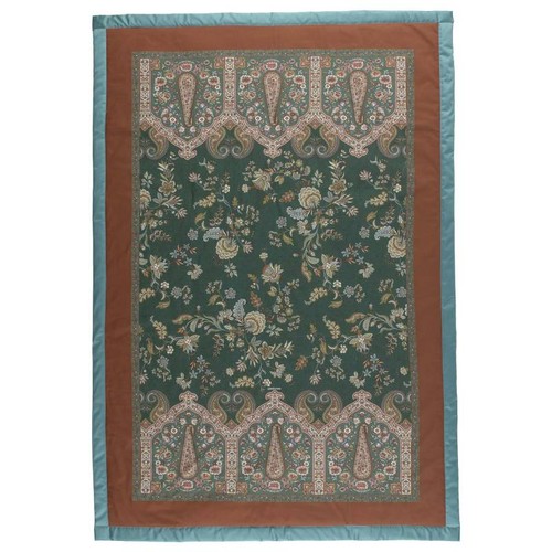 Bassetti plaid indian roses - plaid,