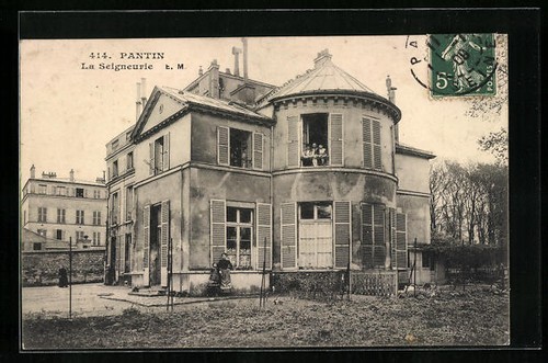 Cpa pantin seigneurie 1909 - cpa, la