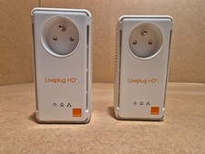2 Prises LIVEPLUG HD Orange