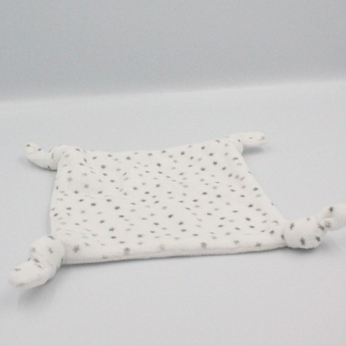 Doudou plat carré - , blanc