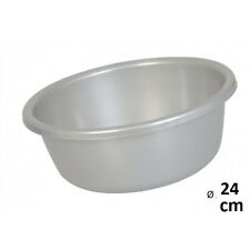 BASSINE PLASTIQUE GRIS  24 CM DE DIAMETRE 
