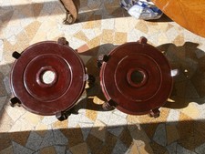 support, socle en bois, asiatique, pour sculpture, vase