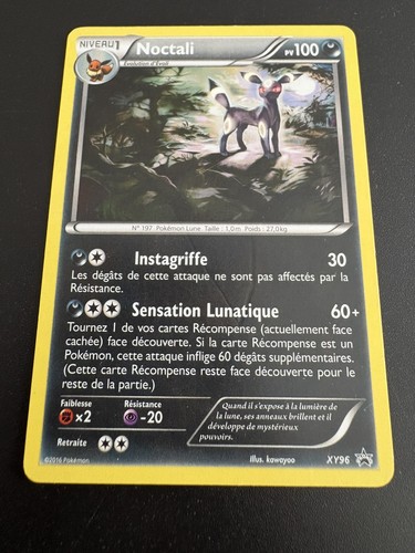 Carte pokémon noctali xy96 - pokémon, :