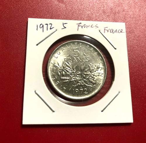 1972 francs france pièce - piÈce,