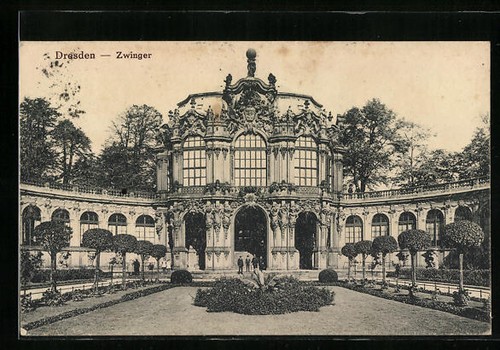 Carte postale dresde chenil - carte,
