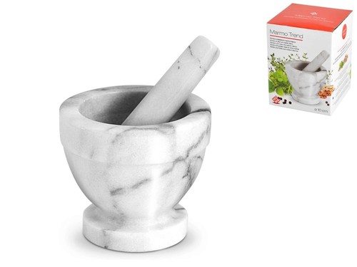 Mortier marbre blanc avec - mortier,