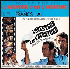 FRANCIS LAI / JOHNNY HALLYDAY - L'aventure c'est l'aventure - 1972 France LP