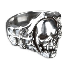 925 Bague en Argent Tête de